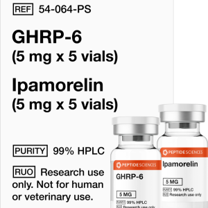 GHRP-6 (5mg x 5) and Ipamorelin (5mg x 5)